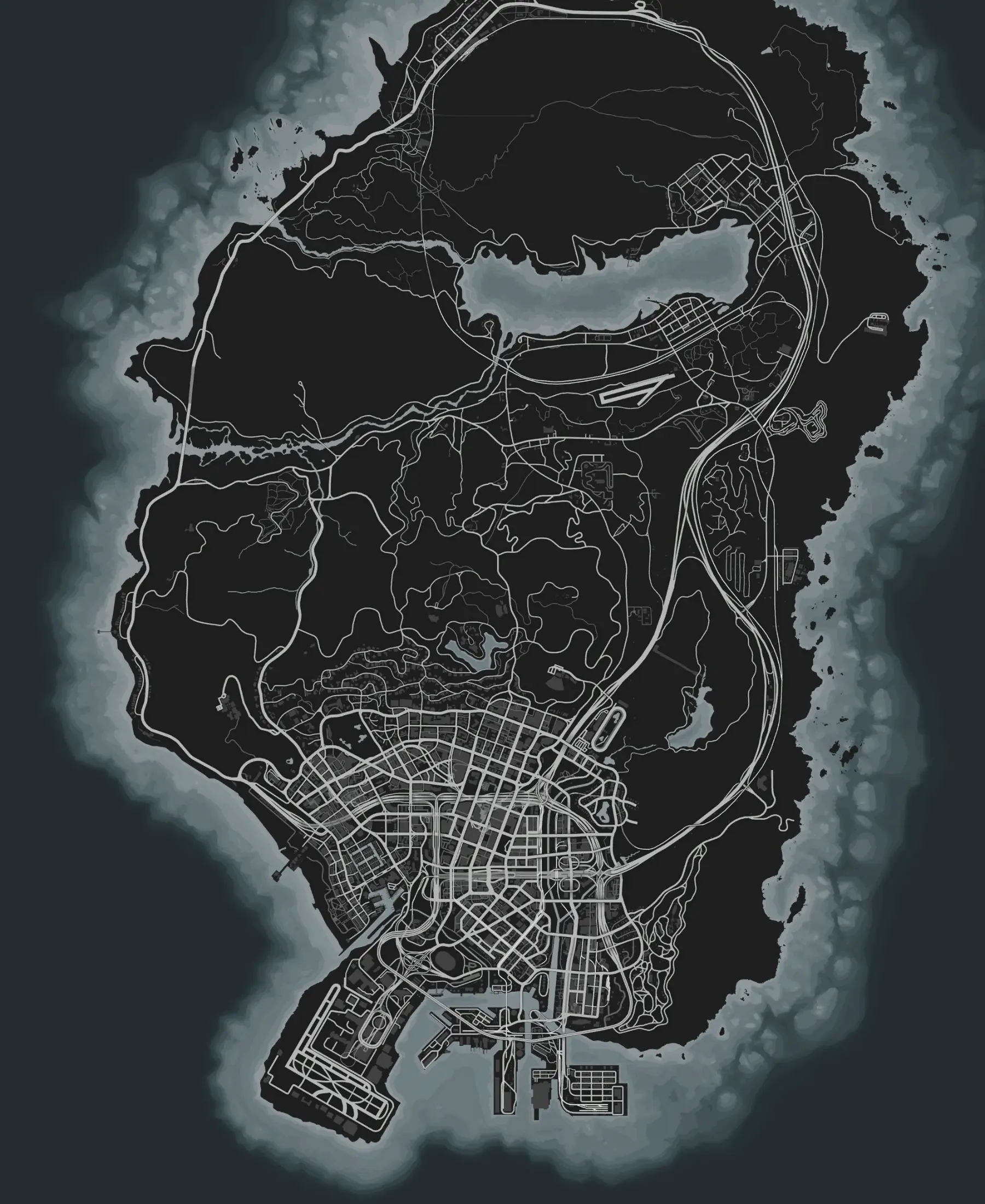Gta 5 map neighborhoods фото 96